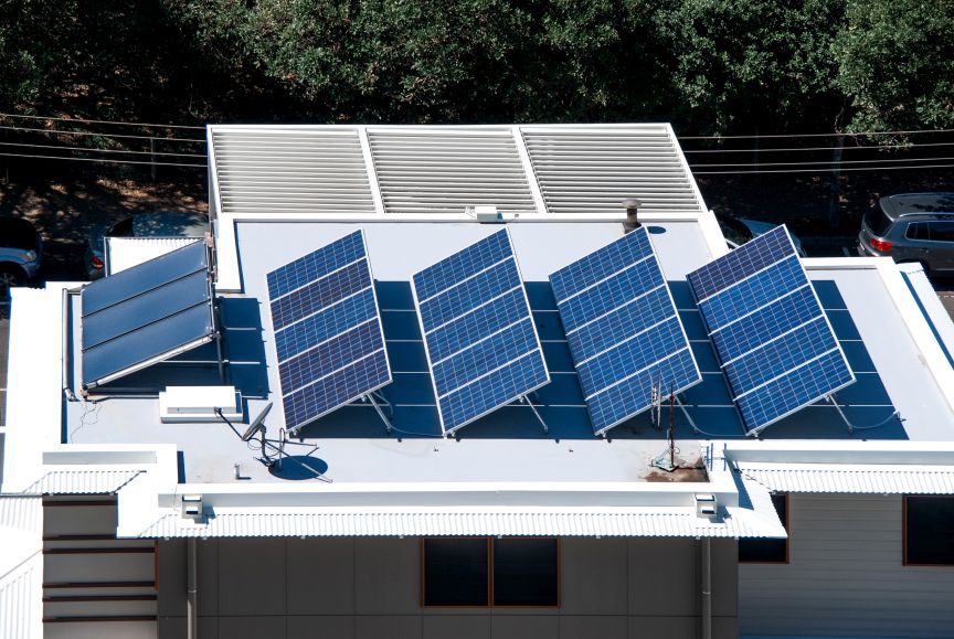 Texas home with solar panels in 2025